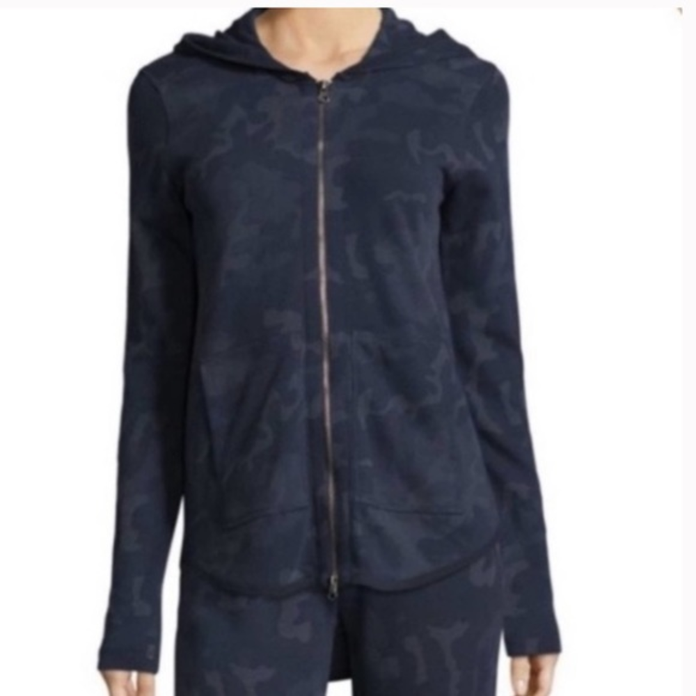 ATM‎ Anthony Thomas Melillo camo hoodie blue ss small (185)
